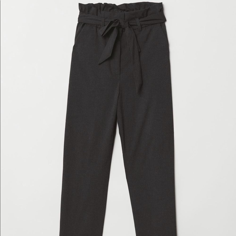 H&M paper-bag pants